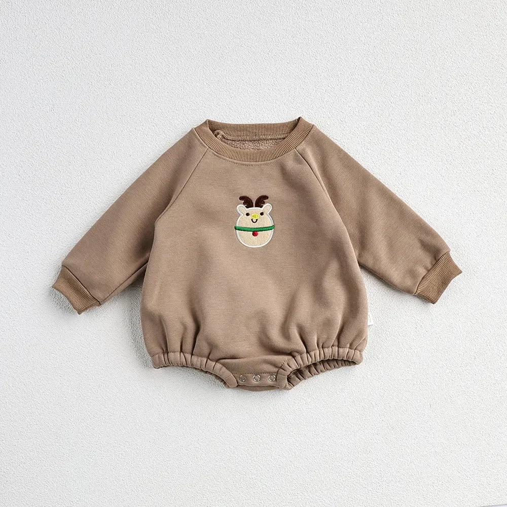 CuddleJoy Christmas Baby Bodysuits: Snuggly Style