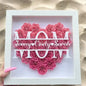 Custom Heart Shadowbox Frame Gift