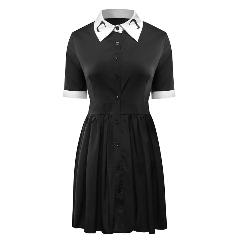 A Women Moon Short Sleeve Dress