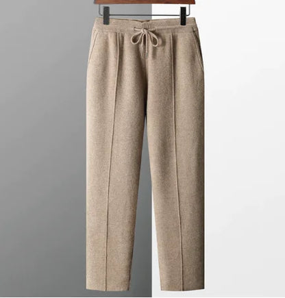 a Pure Wool Knitted Pants for Men