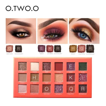 a Colors Makeup Eyeshadow Palette Cosmetic Kit