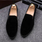 Red Bottom Suede Loafers for Men