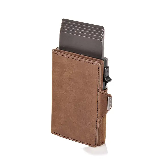 Vintage Crazy Horse Leather Men Wallets