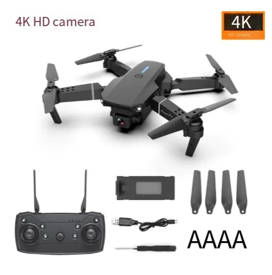 Professional Drone E88 4k Wide-Angle HD