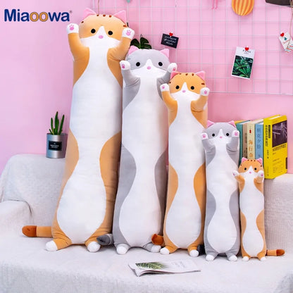 Long Cat Pillow for Kids