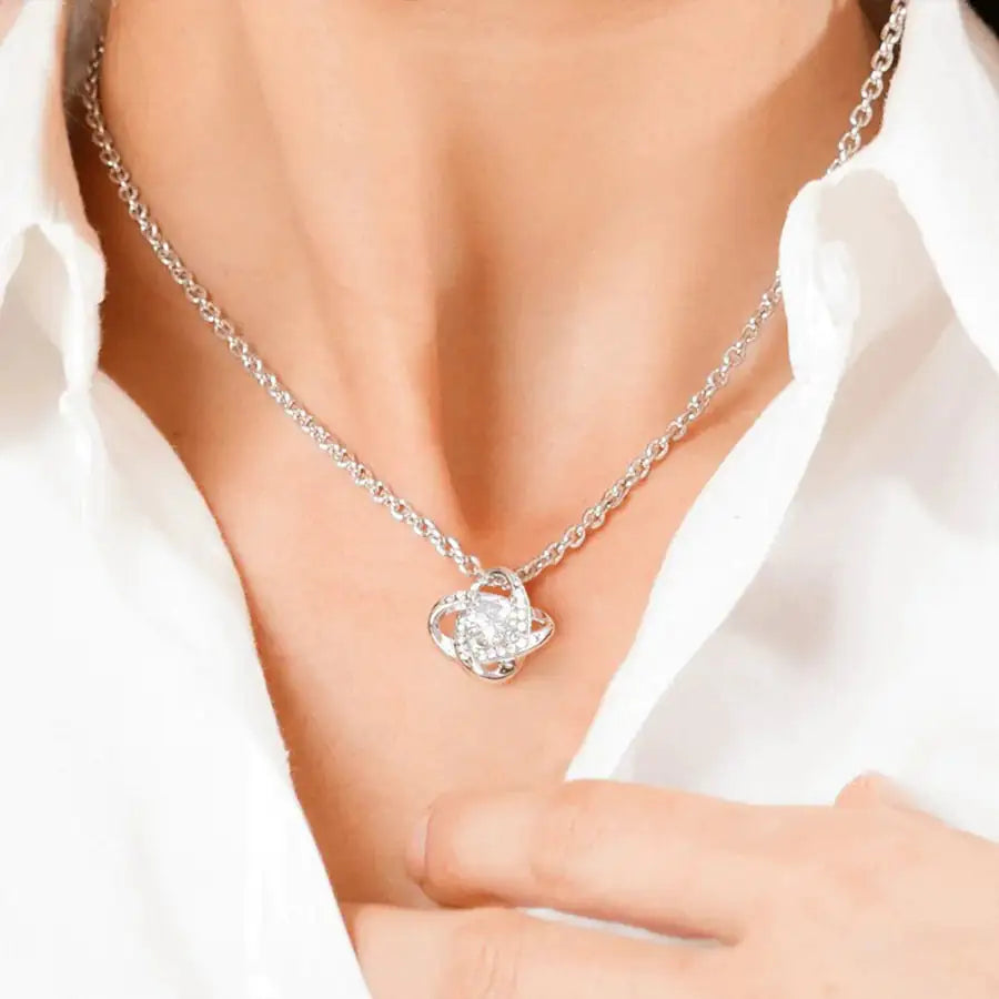 Real Rose White Gold Necklace: A Gift of Love