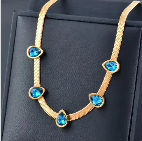 1 Azure necklace