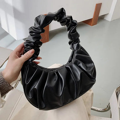 001 Summer Pleated Handlebags For Women