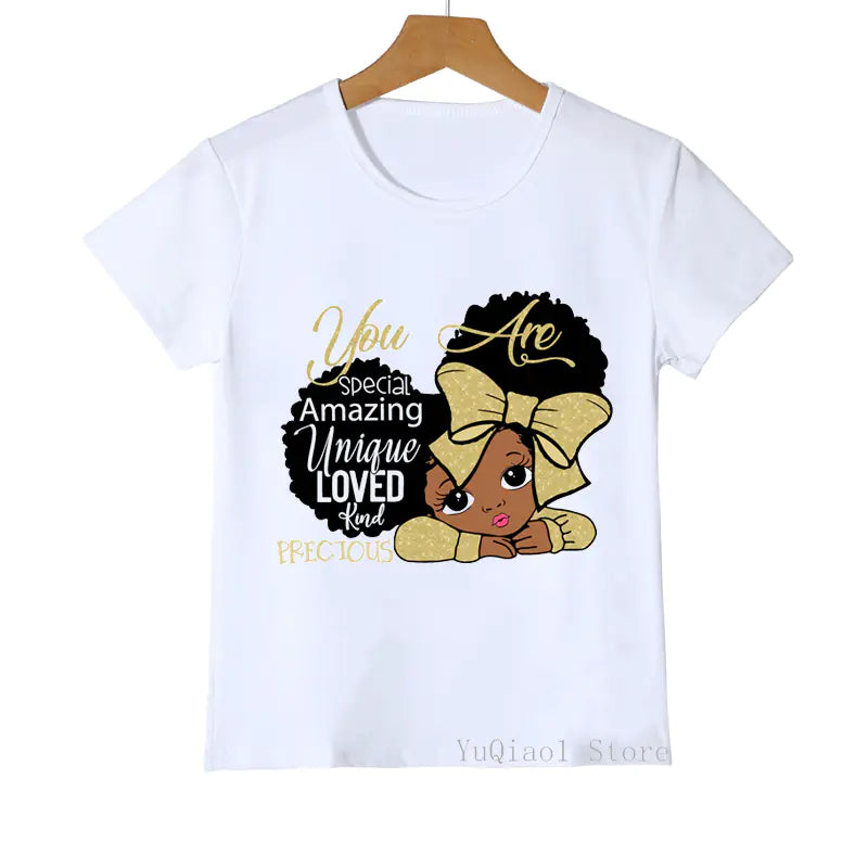 Children's T-Shirts White Summer Top