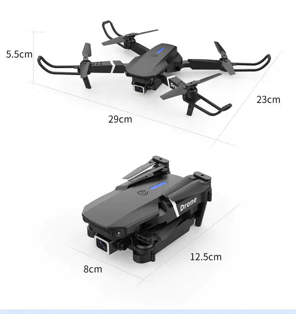 Professional Drone E88 4k Wide-Angle HD