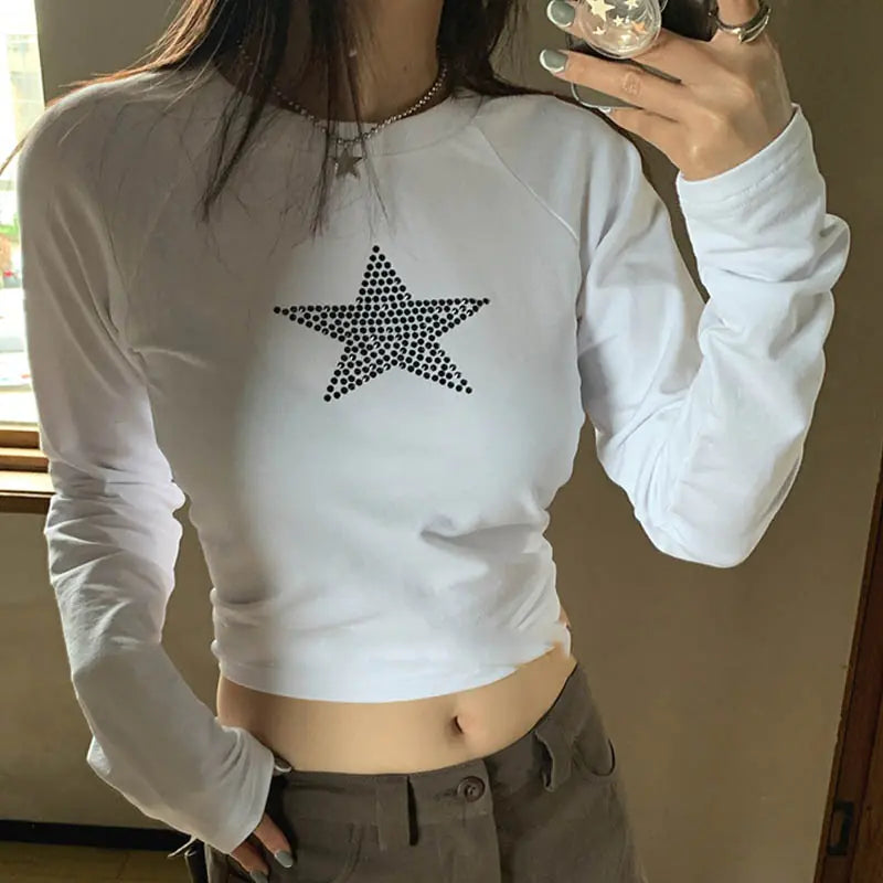 2K High Street Harajuku Retro Crop Top