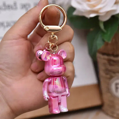 Colorful Bear Keychain Couples Gift