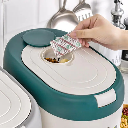 Automatic Kitchen Rice Bin