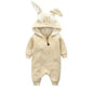 Rabbit Ear Hooded Baby Rompers