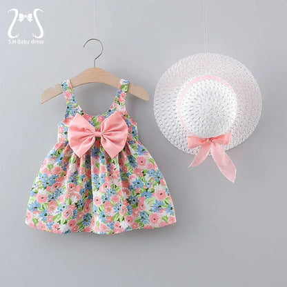 01. 2 Pieces/Set Baby Girl Summer Fashion Dresses