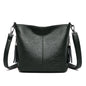 Solid Colors PU Leather Shoulder Bags