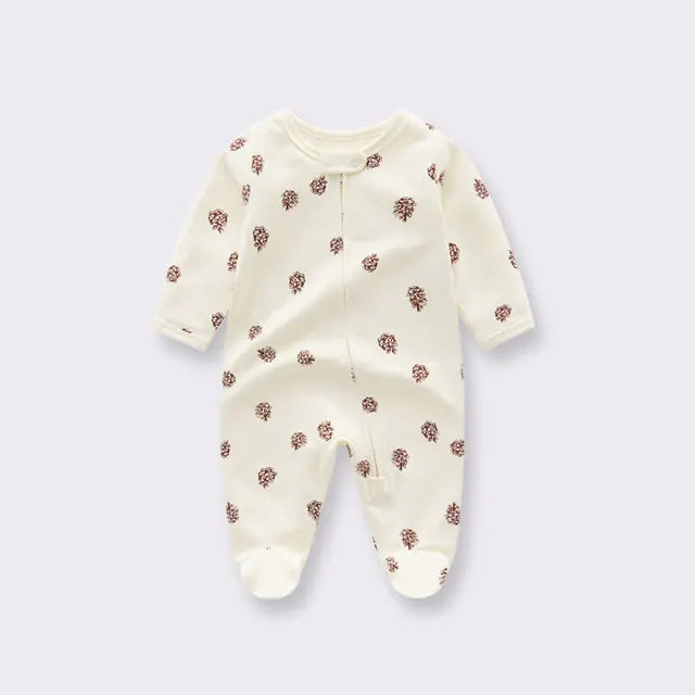 Newborn Baby Knitted Footie Jumpsuit