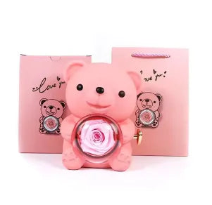 Eternal Rose Bear Gift Box