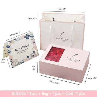 Rose Gift Box Soap Artificial Flower