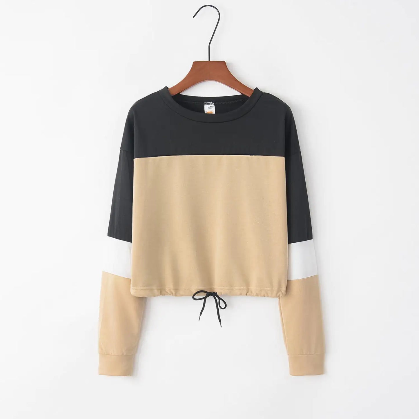 A Chic Color Block Crop Top for Women