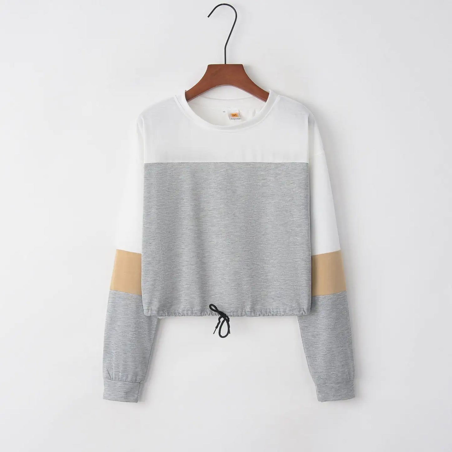 A Chic Color Block Crop Top for Women