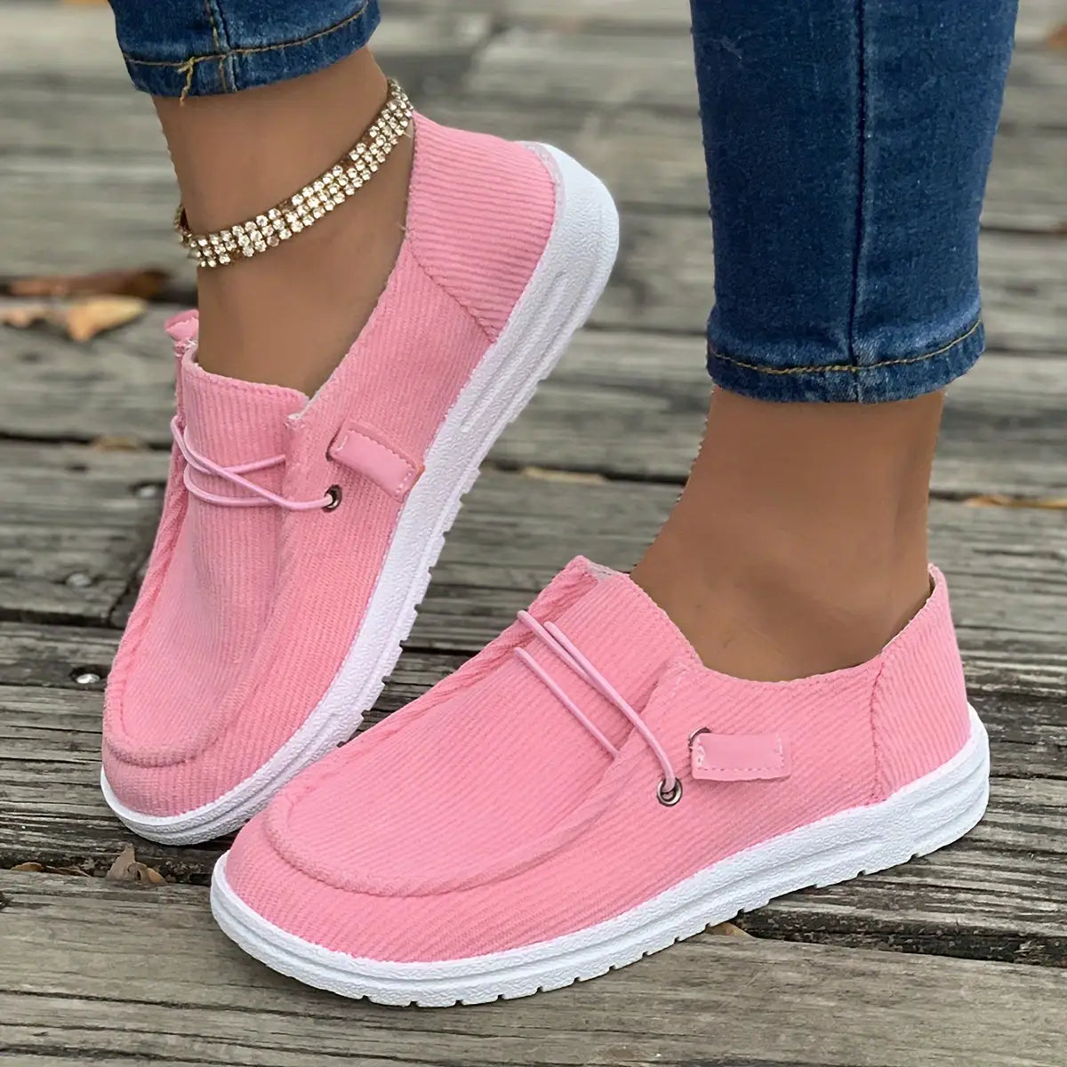 A Lux Non Slip Canvas Women Sneakers