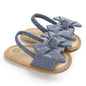 02 Baby Girls Bow Knot Sandals: Summer Soft Sole Princess Shoes