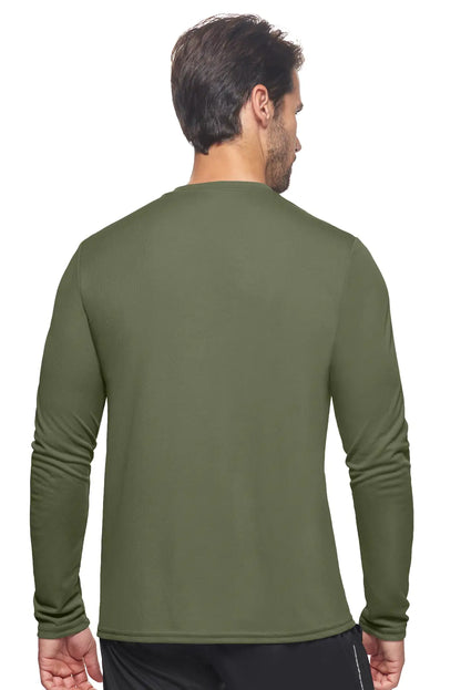 A Men's Oxymesh™ Crewneck Long Sleeve Tech Tee (colors continued)