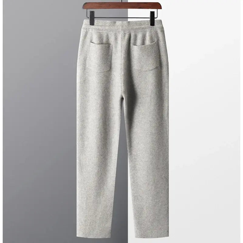 a Pure Wool Knitted Pants for Men