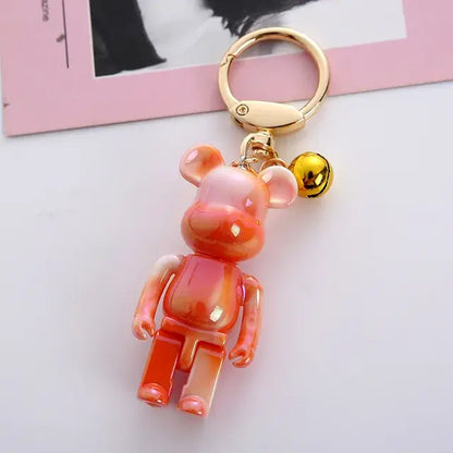 Colorful Bear Keychain Couples Gift