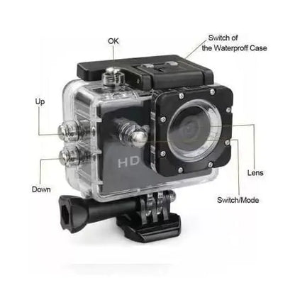 Waterproof Action Camera 1080p