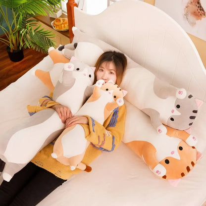 Long Cat Pillow for Kids