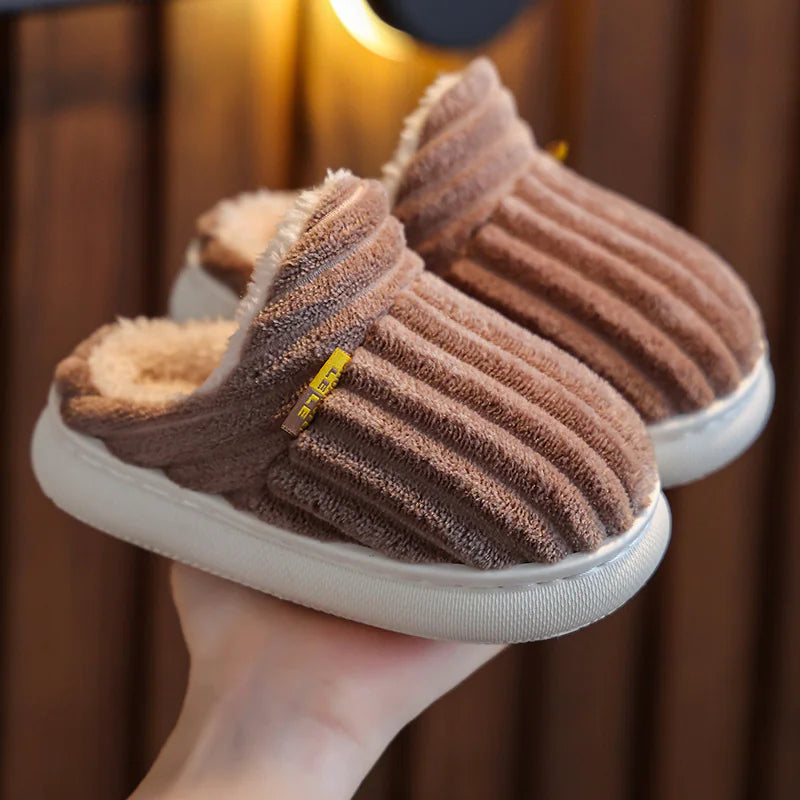 Non-Slip Thick-Soled Warm Cotton Slippers