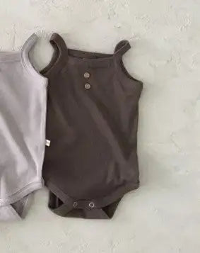 Korean-Style Soft Newborn Sling Romper & Vest