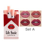 4 Colors Velvet Matte Cigarette Lipstick