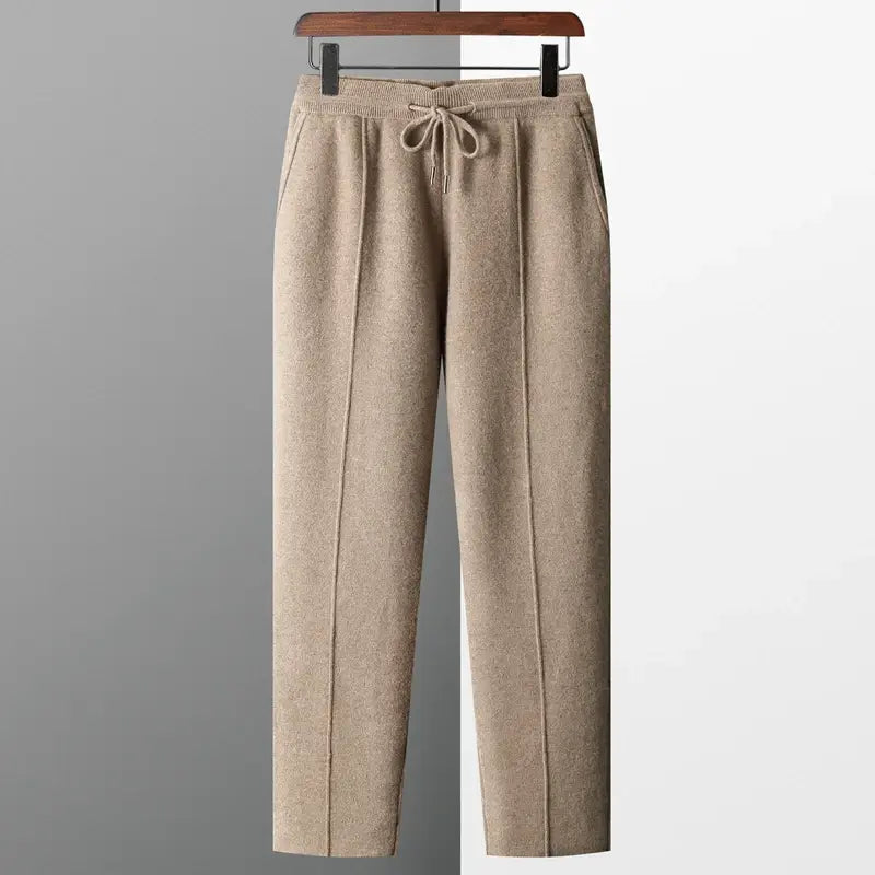 a Pure Wool Knitted Pants for Men