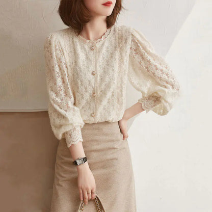 A Women Lace Shirts