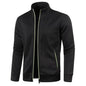 a Men Zipper Jackets Standing Collar