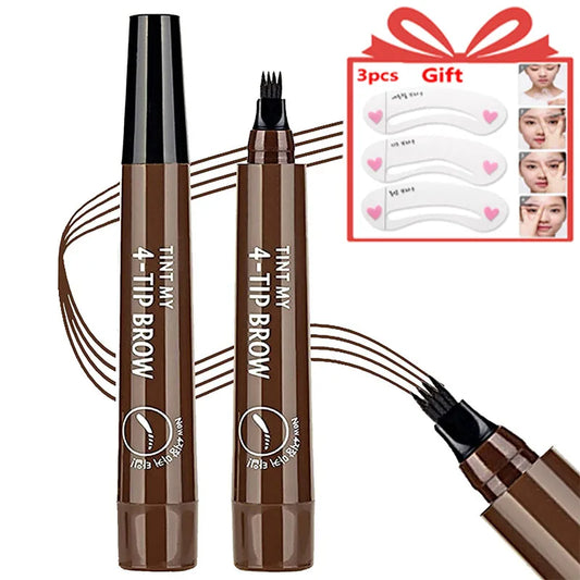 5 Colors Microblading Eyebrow Pen Waterproof Liquid