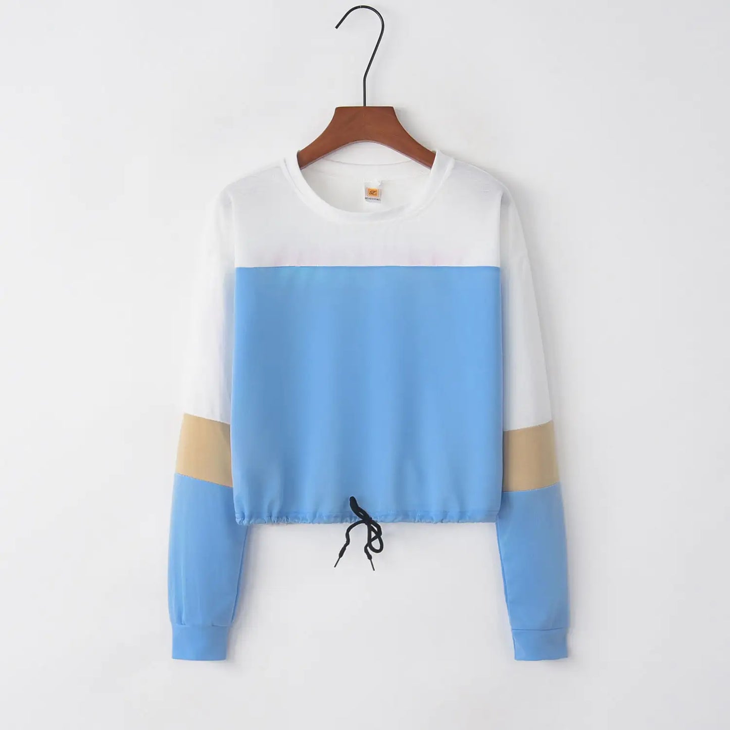 A Chic Color Block Crop Top for Women