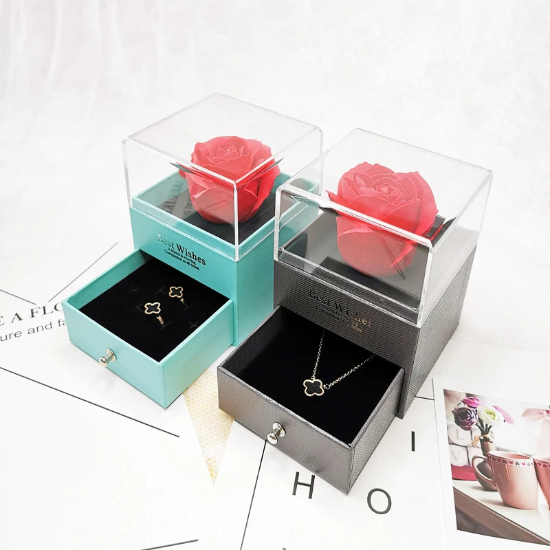 Jewelry Box Rose Gift