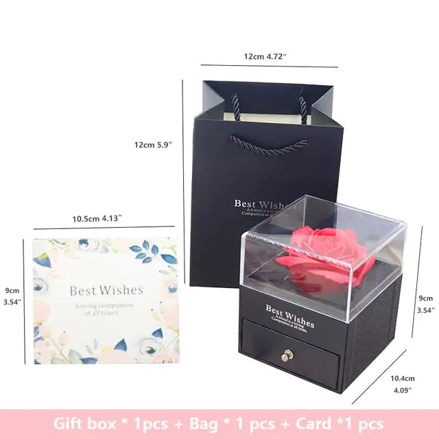 Rose Gift Box Soap Artificial Flower