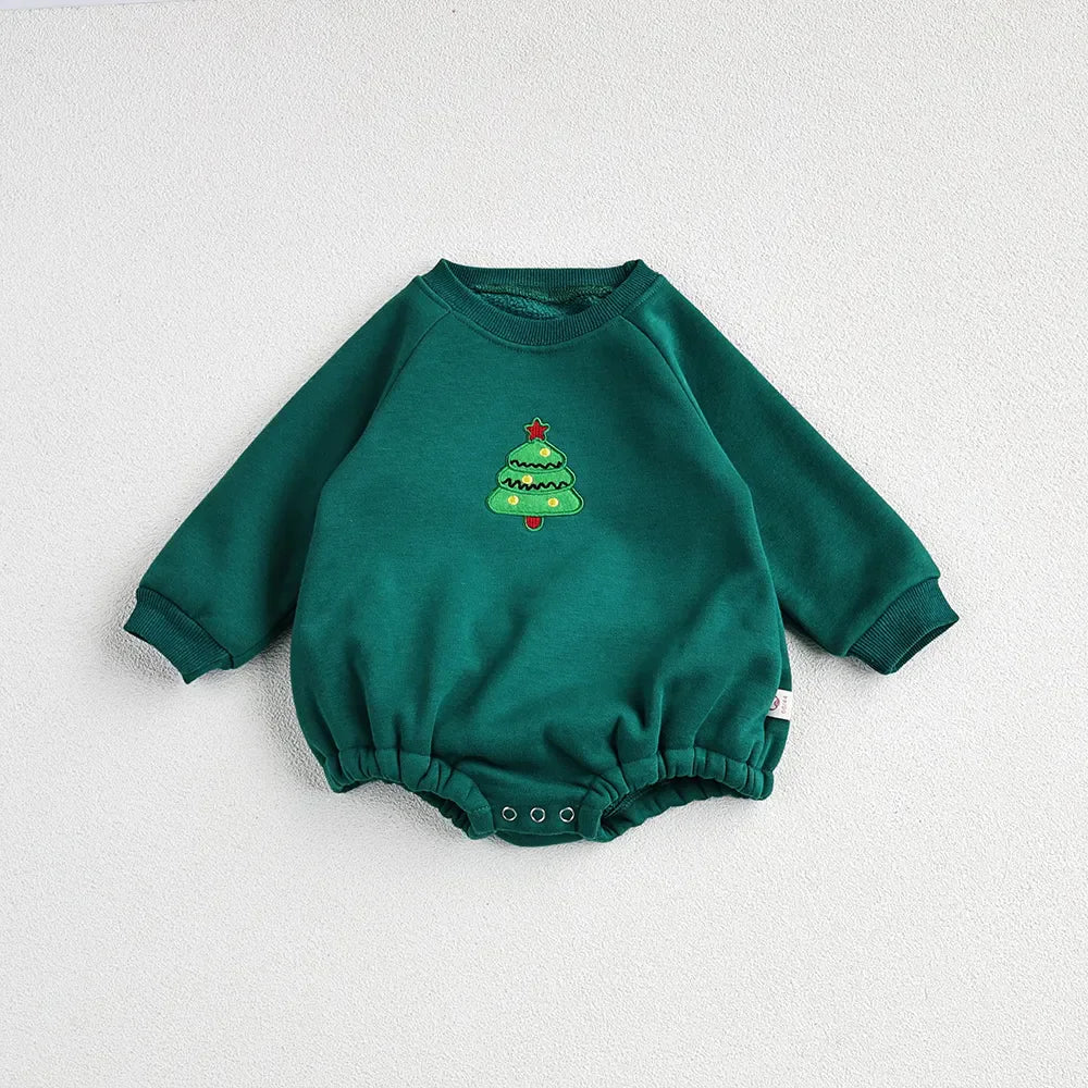 CuddleJoy Christmas Baby Bodysuits: Snuggly Style