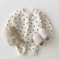 Baby 2 Piece Heart Print Sweatsuit Jogger Set