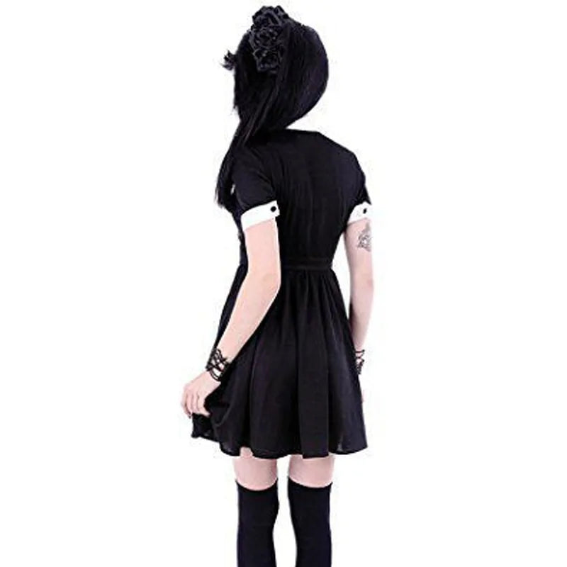 A Women Moon Short Sleeve Dress