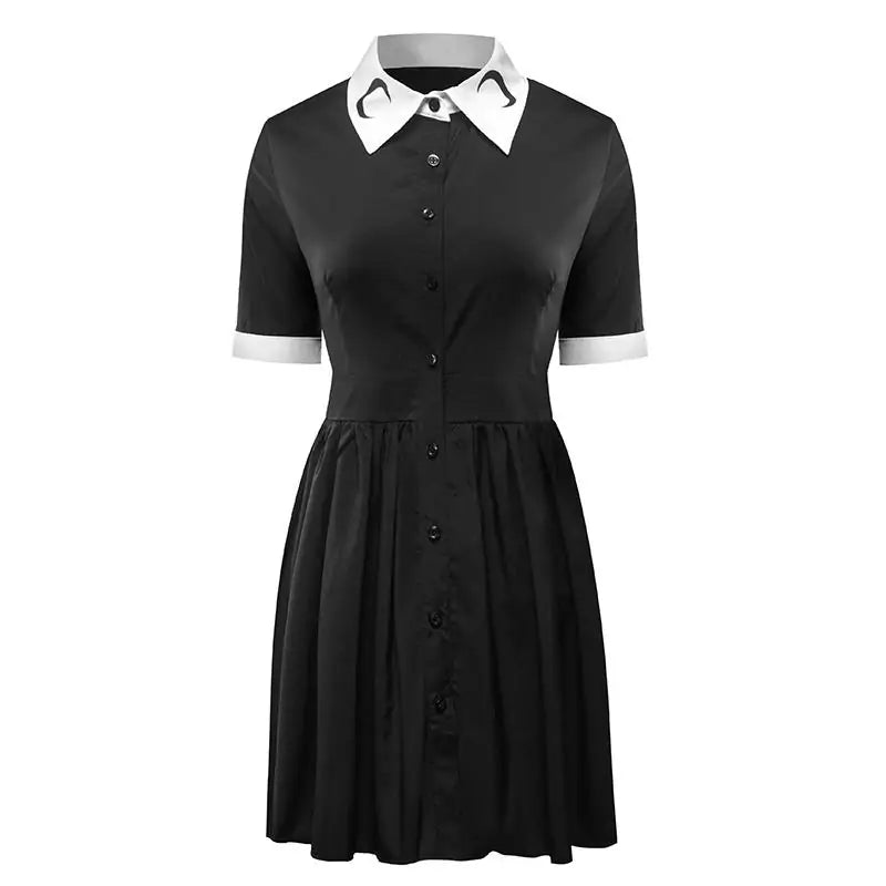 A Women Moon Short Sleeve Dress