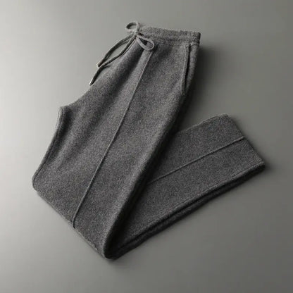 a Pure Wool Knitted Pants for Men