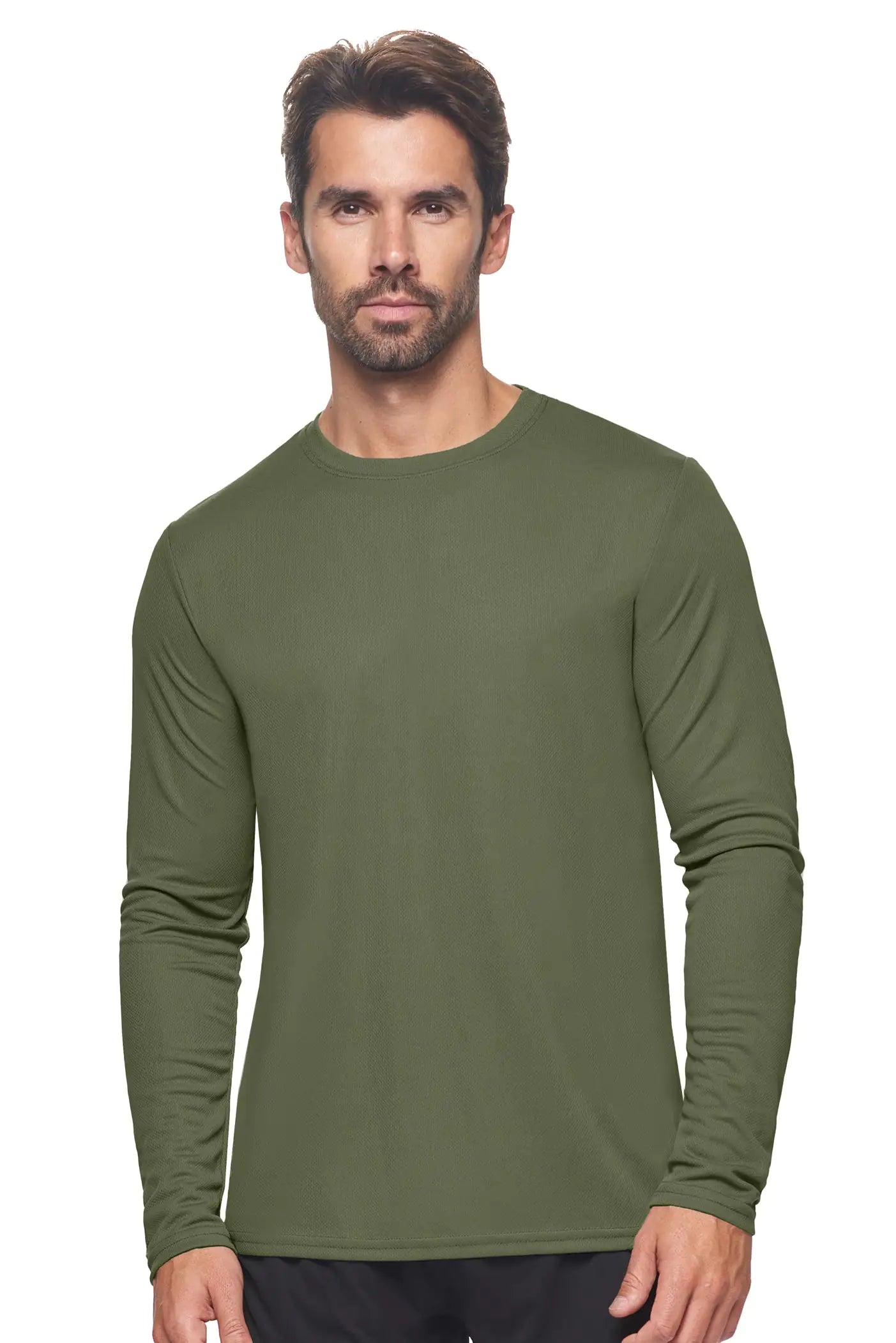 A Men's Oxymesh™ Crewneck Long Sleeve Tech Tee (colors continued)