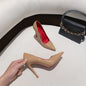 Aa cMore -  Red Bottom High Heel Pumps for Women