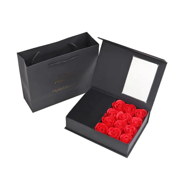 Rose Gift Box Soap Artificial Flower